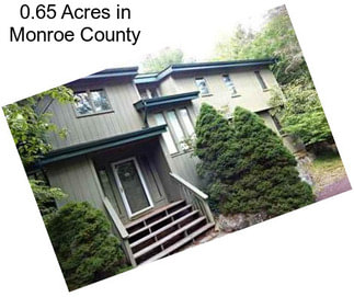 0.65 Acres in Monroe County