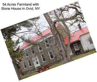 54 Acres Farmland with Stone House in Ovid, NY