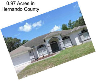 0.97 Acres in Hernando County