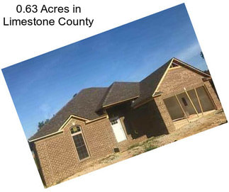 0.63 Acres in Limestone County