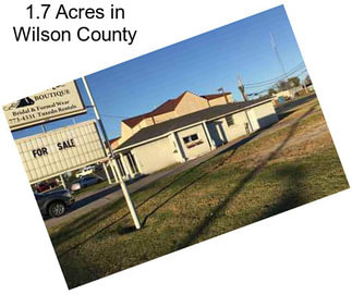 1.7 Acres in Wilson County