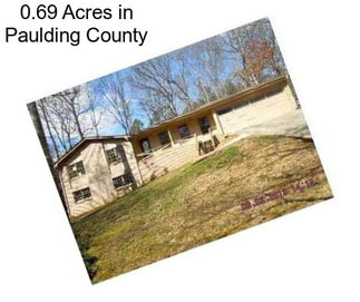 0.69 Acres in Paulding County