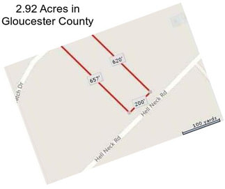 2.92 Acres in Gloucester County