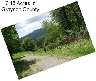7.18 Acres in Grayson County