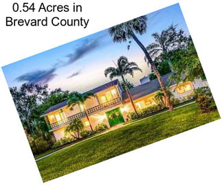 0.54 Acres in Brevard County