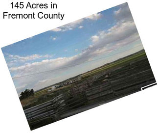 145 Acres in Fremont County