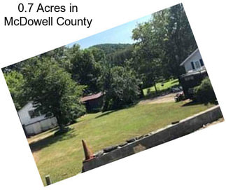 0.7 Acres in McDowell County