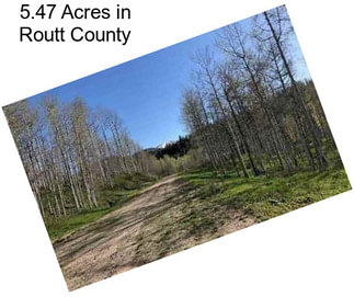 5.47 Acres in Routt County