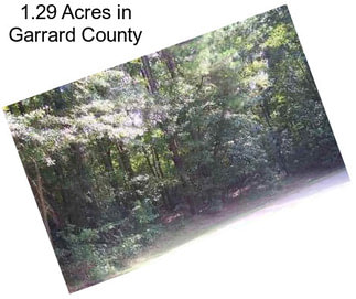 1.29 Acres in Garrard County