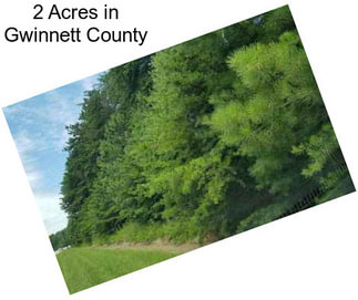 2 Acres in Gwinnett County