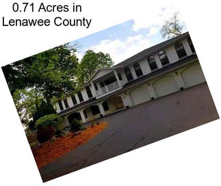 0.71 Acres in Lenawee County
