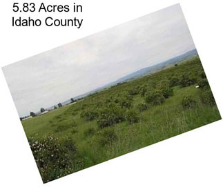 5.83 Acres in Idaho County