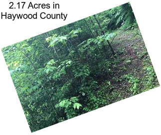 2.17 Acres in Haywood County