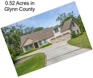 0.52 Acres in Glynn County