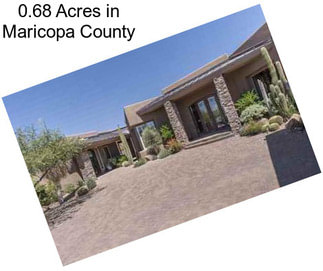 0.68 Acres in Maricopa County