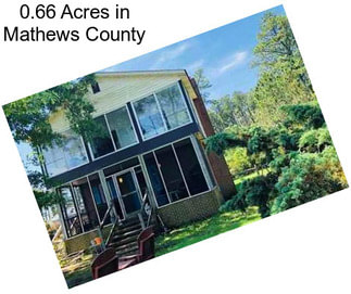 0.66 Acres in Mathews County