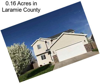 0.16 Acres in Laramie County