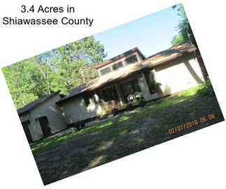 3.4 Acres in Shiawassee County