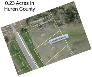 0.23 Acres in Huron County