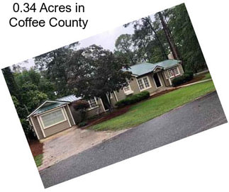 0.34 Acres in Coffee County