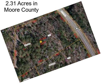 2.31 Acres in Moore County