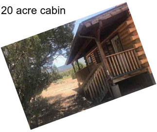 20 acre cabin