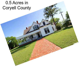 0.5 Acres in Coryell County