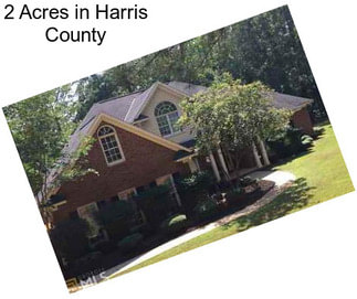 2 Acres in Harris County