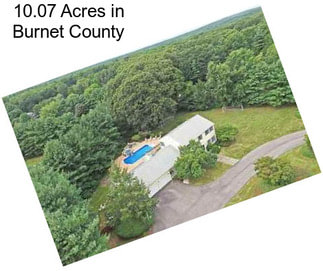 10.07 Acres in Burnet County