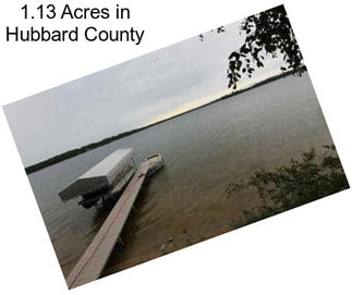 1.13 Acres in Hubbard County