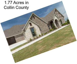 1.77 Acres in Collin County