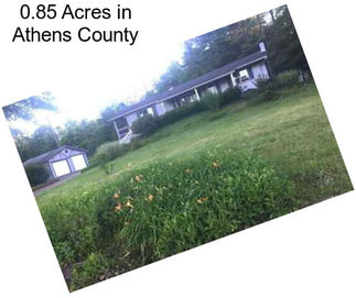0.85 Acres in Athens County