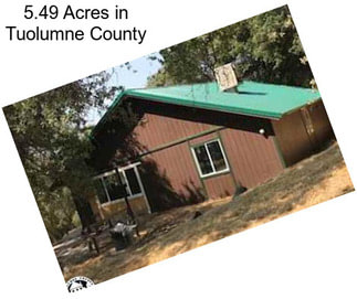 5.49 Acres in Tuolumne County