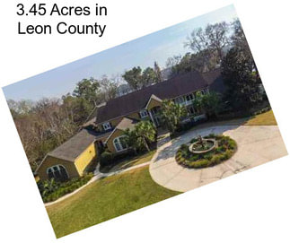 3.45 Acres in Leon County