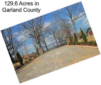 129.6 Acres in Garland County