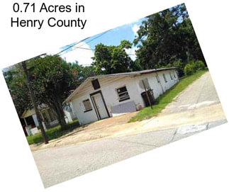 0.71 Acres in Henry County