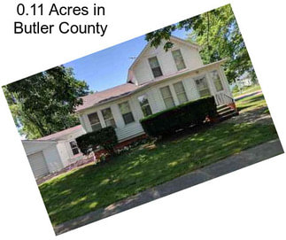 0.11 Acres in Butler County