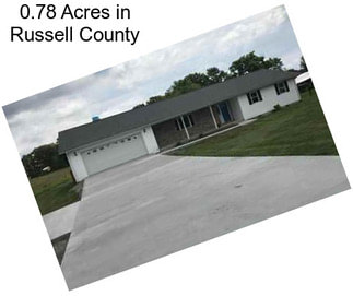 0.78 Acres in Russell County