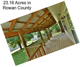 23.16 Acres in Rowan County