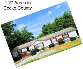 1.27 Acres in Cocke County