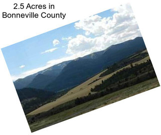 2.5 Acres in Bonneville County