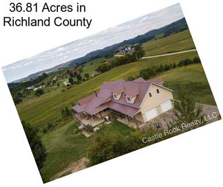 36.81 Acres in Richland County