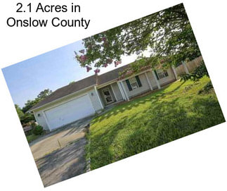 2.1 Acres in Onslow County