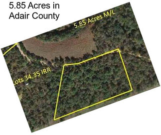 5.85 Acres in Adair County