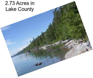 2.73 Acres in Lake County
