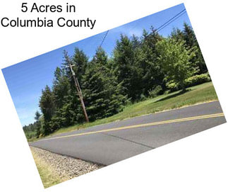 5 Acres in Columbia County