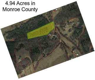 4.94 Acres in Monroe County