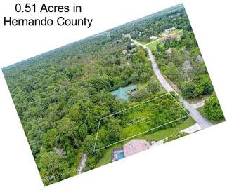 0.51 Acres in Hernando County