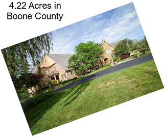 4.22 Acres in Boone County