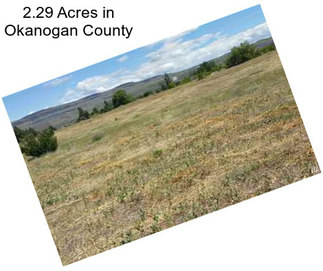 2.29 Acres in Okanogan County